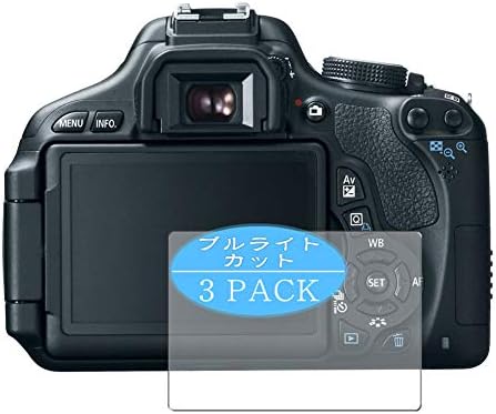 סינבי [2 חבילה] מגן על מסך אור כחול, התואם למגני סרט Canon EOS Rebel T3I / EOS 600D TPU מגני (לא מזכוכית מזג]
